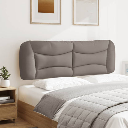 Kopfteil-Kissen "Hvar" Taupe 160 cm Stoff