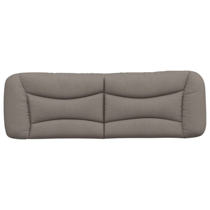 Kopfteil-Kissen "Hvar" Taupe 160 cm Stoff