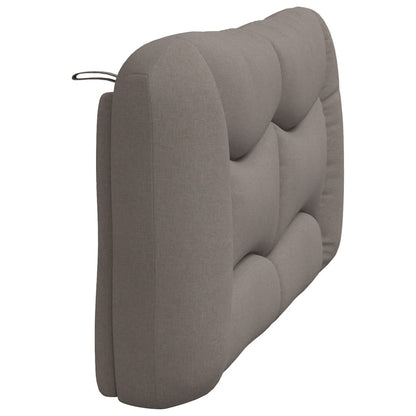 Kopfteil-Kissen "Hvar" Taupe 160 cm Stoff