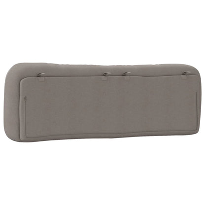 Kopfteil-Kissen "Hvar" Taupe 160 cm Stoff