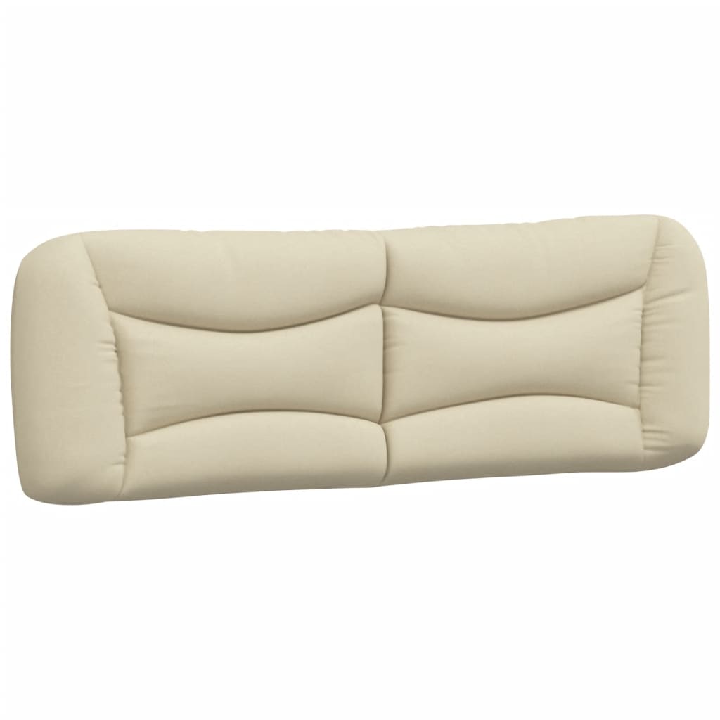 Kopfteil-Kissen "Hvar" Creme 160 cm Stoff