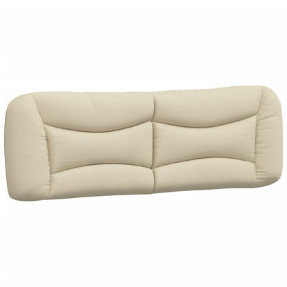 Kopfteil-Kissen "Hvar" Creme 160 cm Stoff