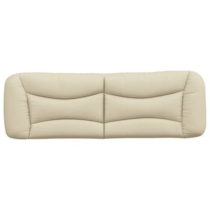 Kopfteil-Kissen "Hvar" Creme 160 cm Stoff