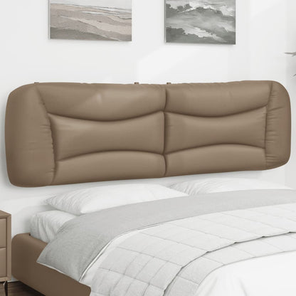 Kopfteil-Kissen "Hvar" Cappuccino 180 cm Kunstleder