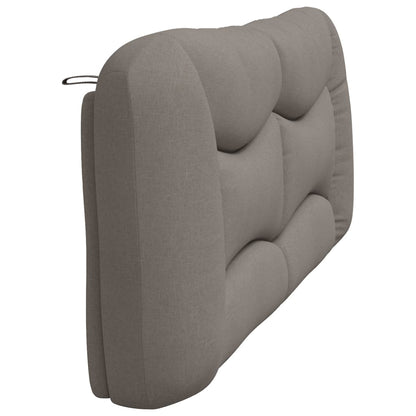 Kopfteil-Kissen "Hvar" Taupe 200 cm Stoff