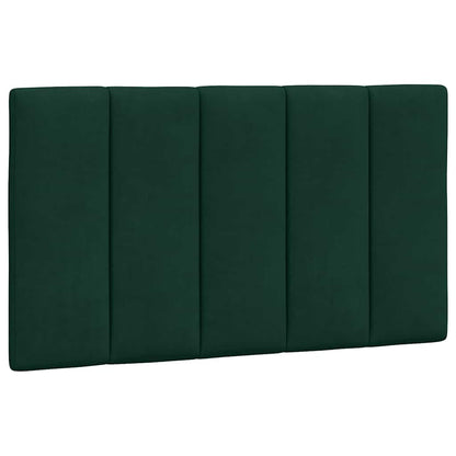 Kopfteil-Kissen "Hanko" Dunkelgrün 80 cm Samt