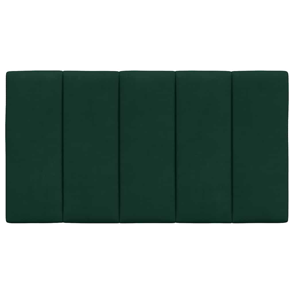 Kopfteil-Kissen "Hanko" Dunkelgrün 80 cm Samt