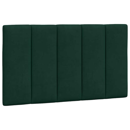 Kopfteil-Kissen "Hanko" Dunkelgrün 90 cm Samt