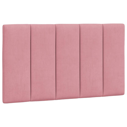 Kopfteil-Kissen "Hanko" Rosa 90 cm Samt