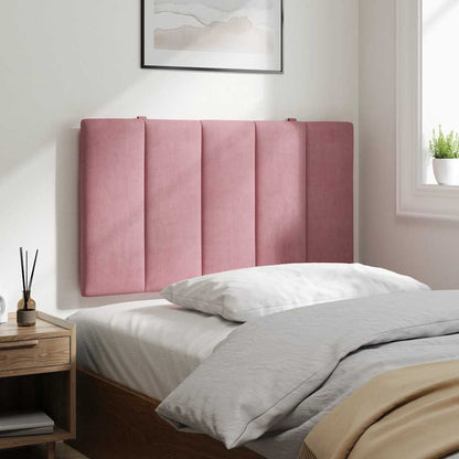 Kopfteil-Kissen "Hanko" Rosa 90 cm Samt