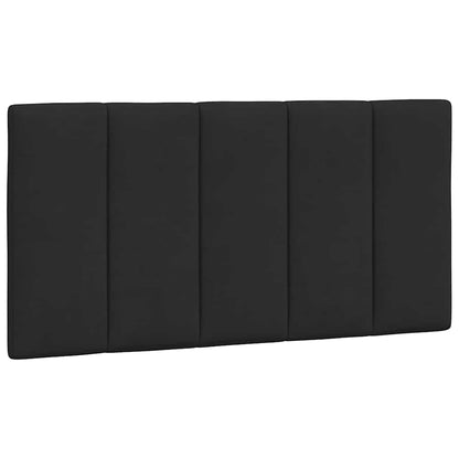 Kopfteil-Kissen "Hanko" Schwarz 100 cm Samt