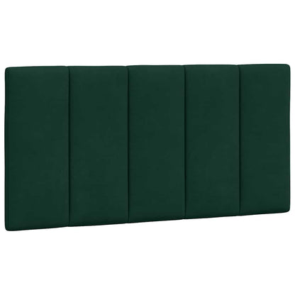 Kopfteil-Kissen "Hanko" Dunkelgrün 100 cm Samt