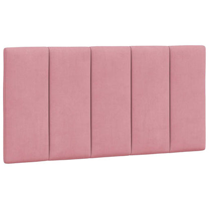 Kopfteil-Kissen "Hanko" Rosa 100 cm Samt