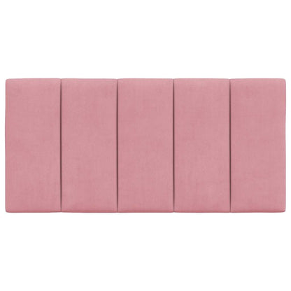 Kopfteil-Kissen "Hanko" Rosa 100 cm Samt