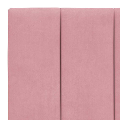 Kopfteil-Kissen "Hanko" Rosa 100 cm Samt