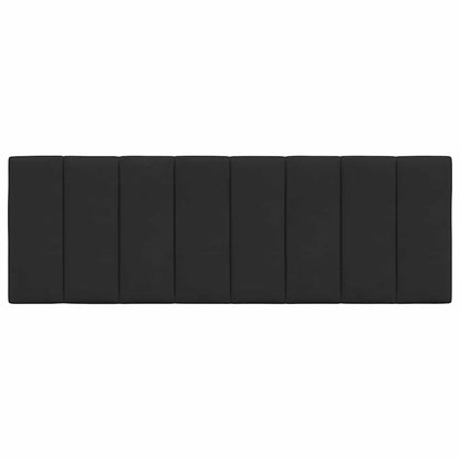 Kopfteil-Kissen "Hanko" Schwarz 140 cm Samt
