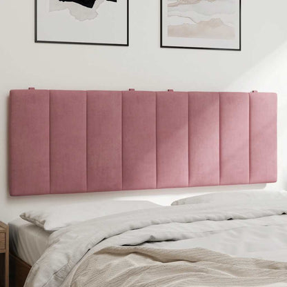 Kopfteil-Kissen "Hanko" Rosa 140 cm Samt