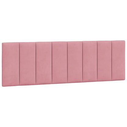 Kopfteil-Kissen "Hanko" Rosa 160 cm Samt