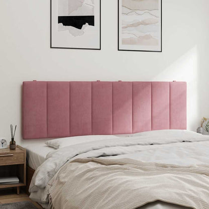 Kopfteil-Kissen "Hanko" Rosa 160 cm Samt