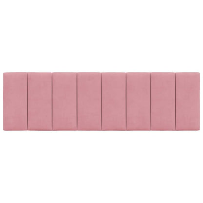 Kopfteil-Kissen "Hanko" Rosa 160 cm Samt
