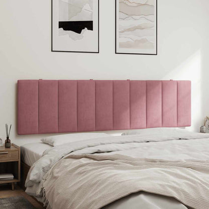 Kopfteil-Kissen "Hanko" Rosa 180 cm Samt