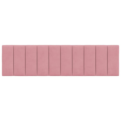 Kopfteil-Kissen "Hanko" Rosa 180 cm Samt