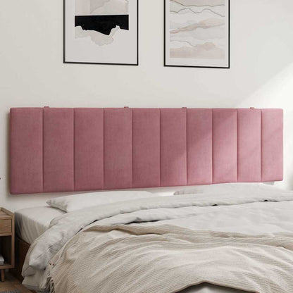 Kopfteil-Kissen "Hanko" Rosa 180 cm Samt