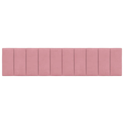 Kopfteil-Kissen "Hanko" Rosa 200 cm Samt