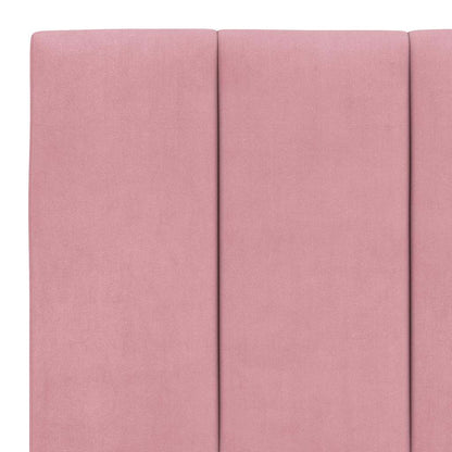Kopfteil-Kissen "Hanko" Rosa 200 cm Samt