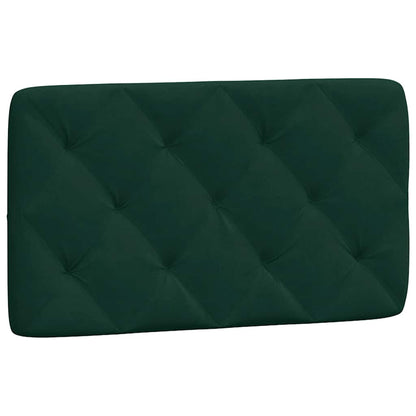 Kopfteil-Kissen Dunkelgrün 90 cm Samt