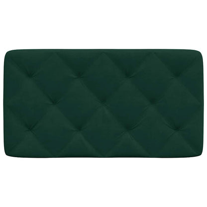 Kopfteil-Kissen Dunkelgrün 90 cm Samt