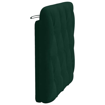 Kopfteil-Kissen Dunkelgrün 90 cm Samt