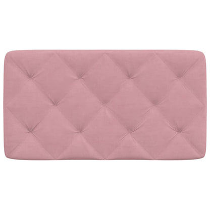 Kopfteil-Kissen Rosa 90 cm Samt