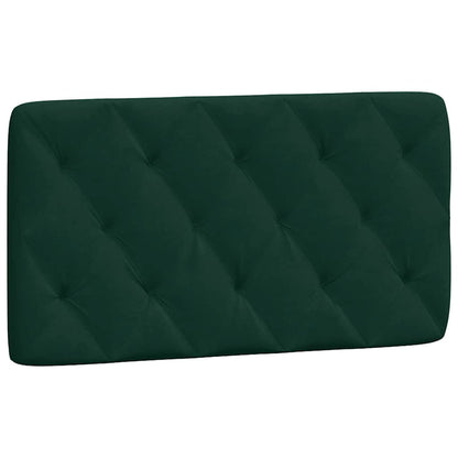 Kopfteil-Kissen Dunkelgrün 100 cm Samt
