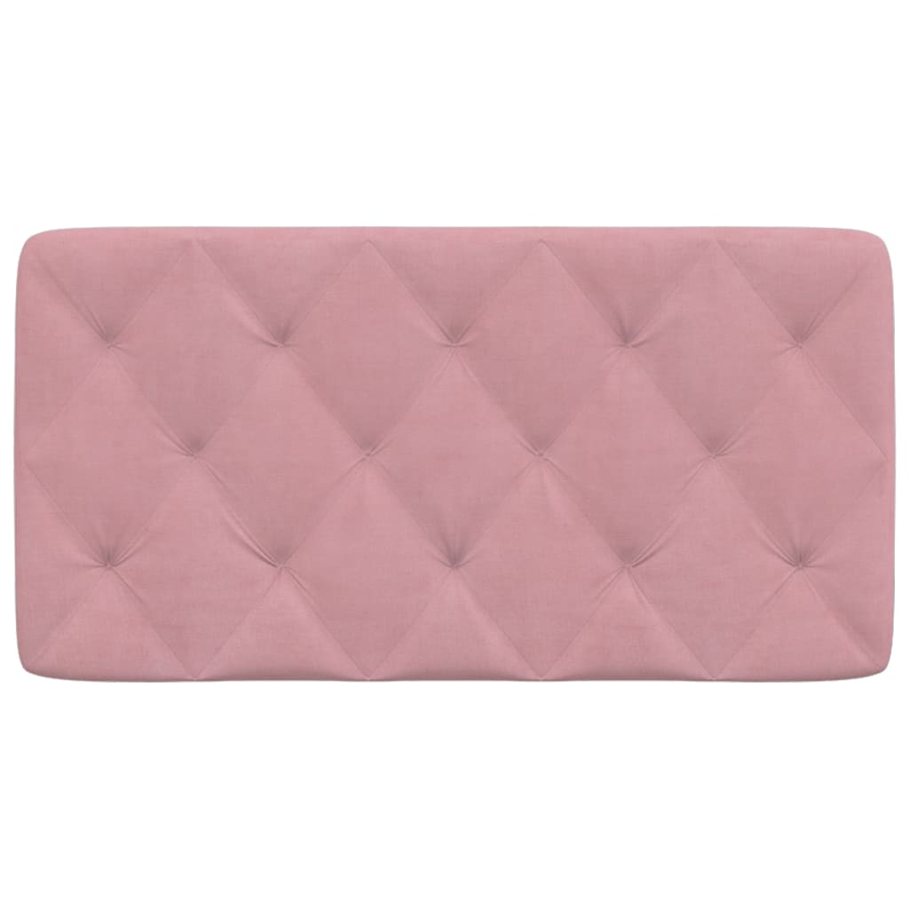 Kopfteil-Kissen Rosa 100 cm Samt