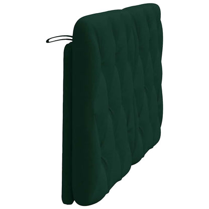 Kopfteil-Kissen Dunkelgrün 120 cm Samt