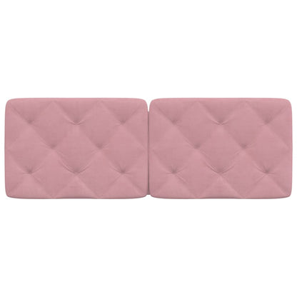 Kopfteil-Kissen Rosa 120 cm Samt