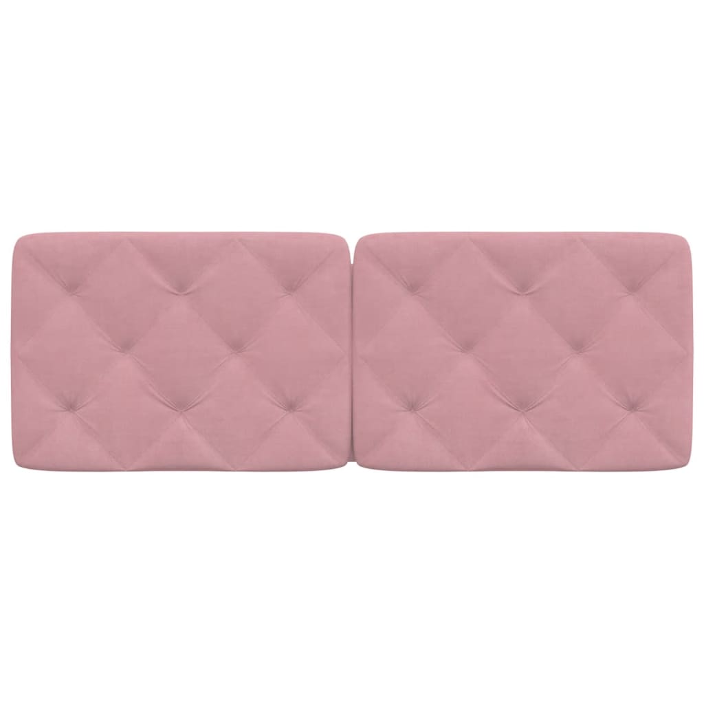 Kopfteil-Kissen Rosa 140 cm Samt