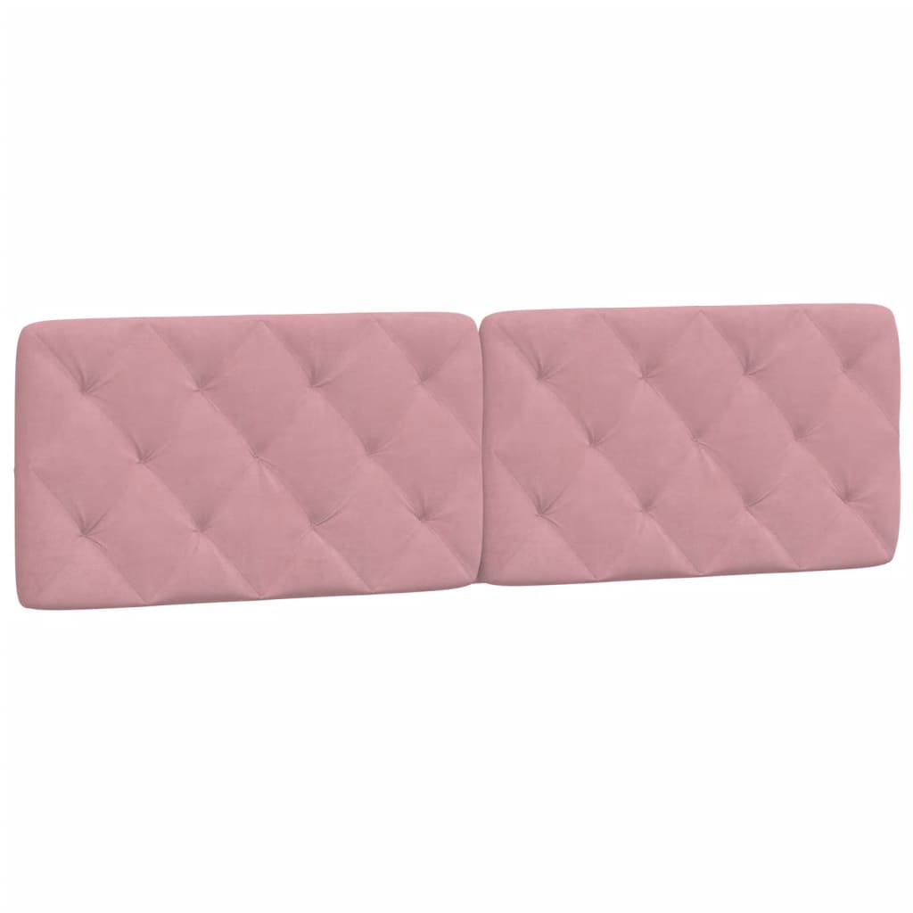 Kopfteil-Kissen Rosa 180 cm Samt