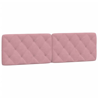 Kopfteil-Kissen Rosa 180 cm Samt
