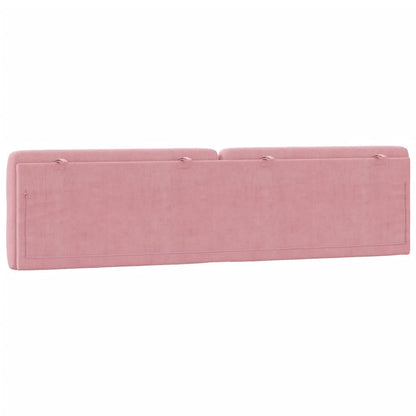 Kopfteil-Kissen Rosa 200 cm Samt