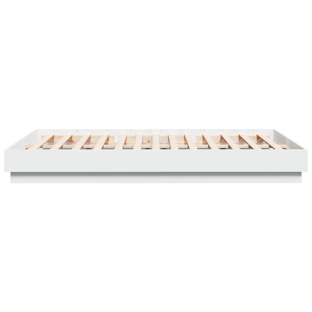 Bettgestell Weiß 120x200 cm Holzwerkstoff