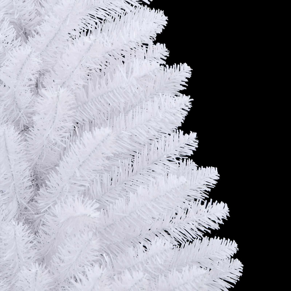 Künstlicher Weihnachtsbaum 150 cm PVC und Stahl Weiß