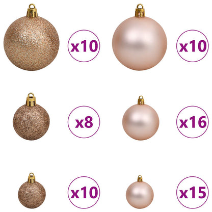Künstlicher klappbarer Weihnachtsbaum 210 cm 300 LEDs