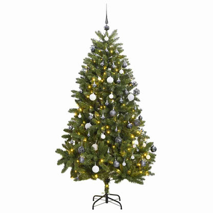 Künstlicher Weihnachtsbaum Klappbar mit Kugeln 300 LEDs 300 cm