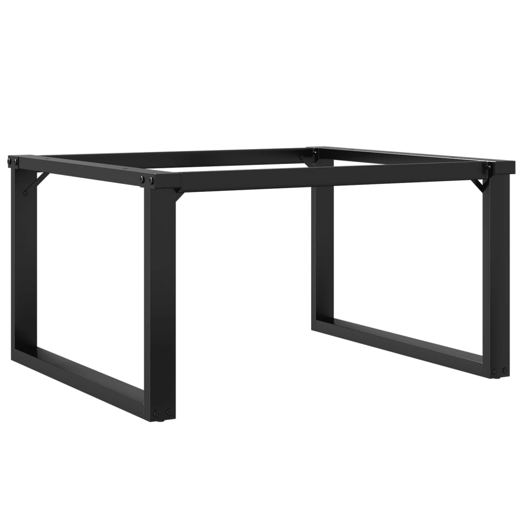 Pieds de table basse en O 70x60x43 cm en acier