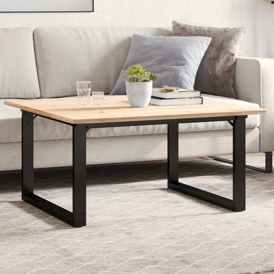Pieds de table basse en O 70x60x43 cm en acier