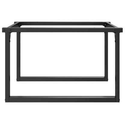 Couchtischbeine O-Gestell 80x70x43 cm Stahl