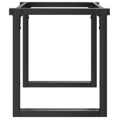 Couchtischbeine O-Gestell 80x40x43 cm Stahl