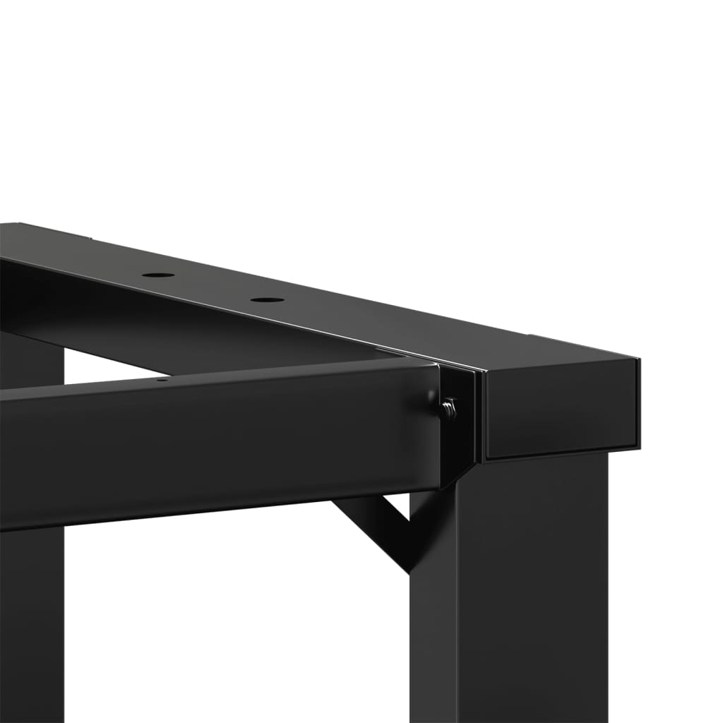 Pieds de table basse O-frame 80x40x43 cm en acier
